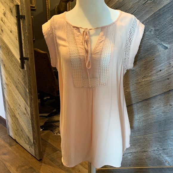 Danielrainn Peach Sleeveless Tank Summer Top - Picture 3 of 11